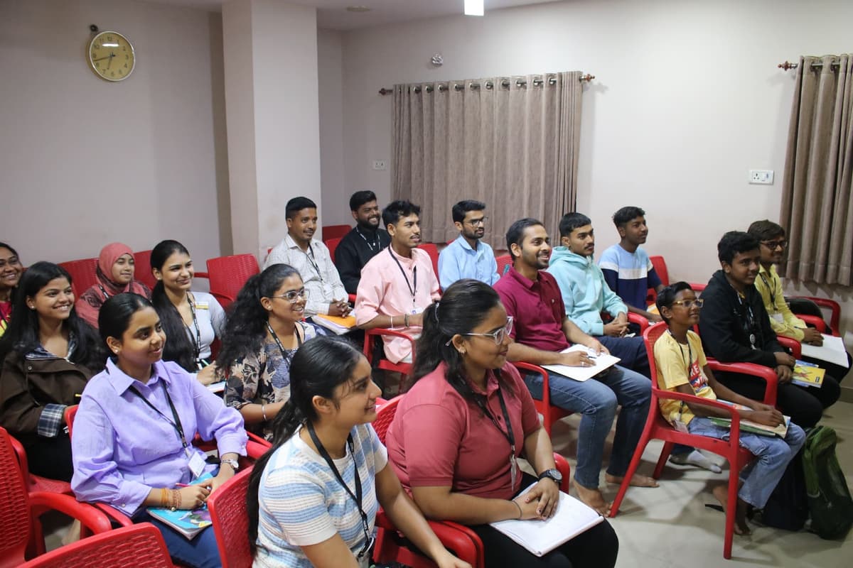 English language learning session