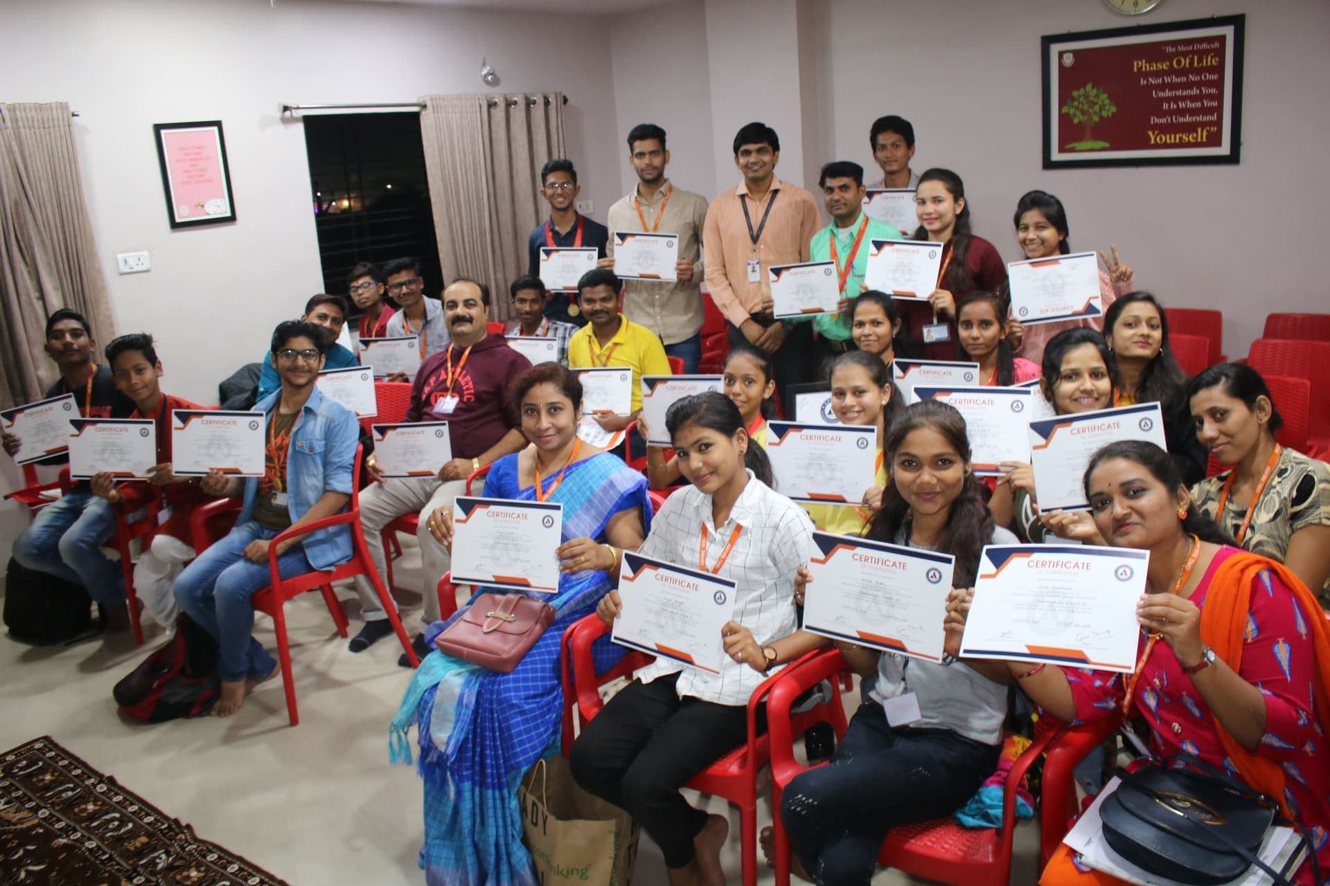 English Language Training workshop in progress at Aspire Institute