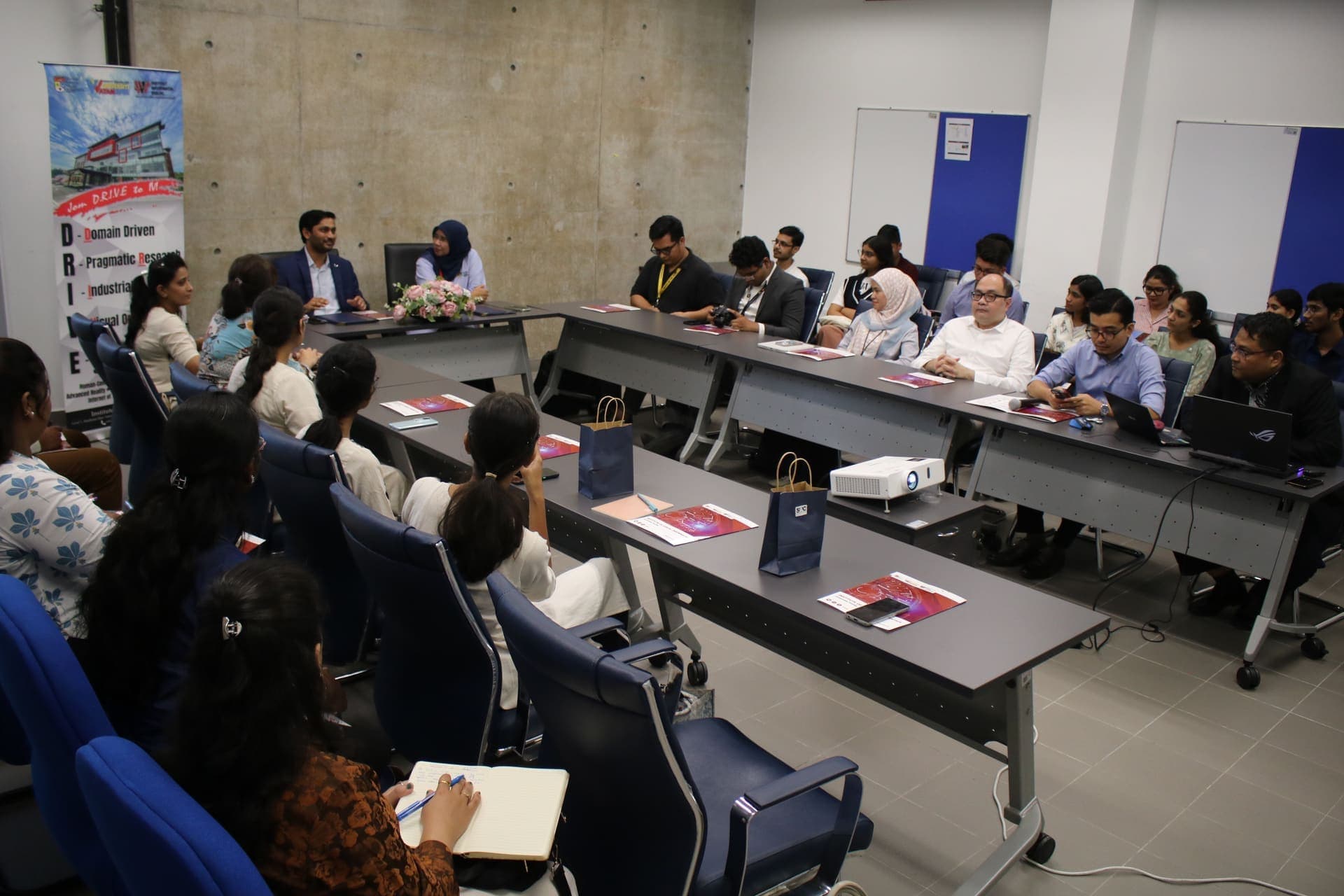 International Workshop workshop in progress at Aspire Institute