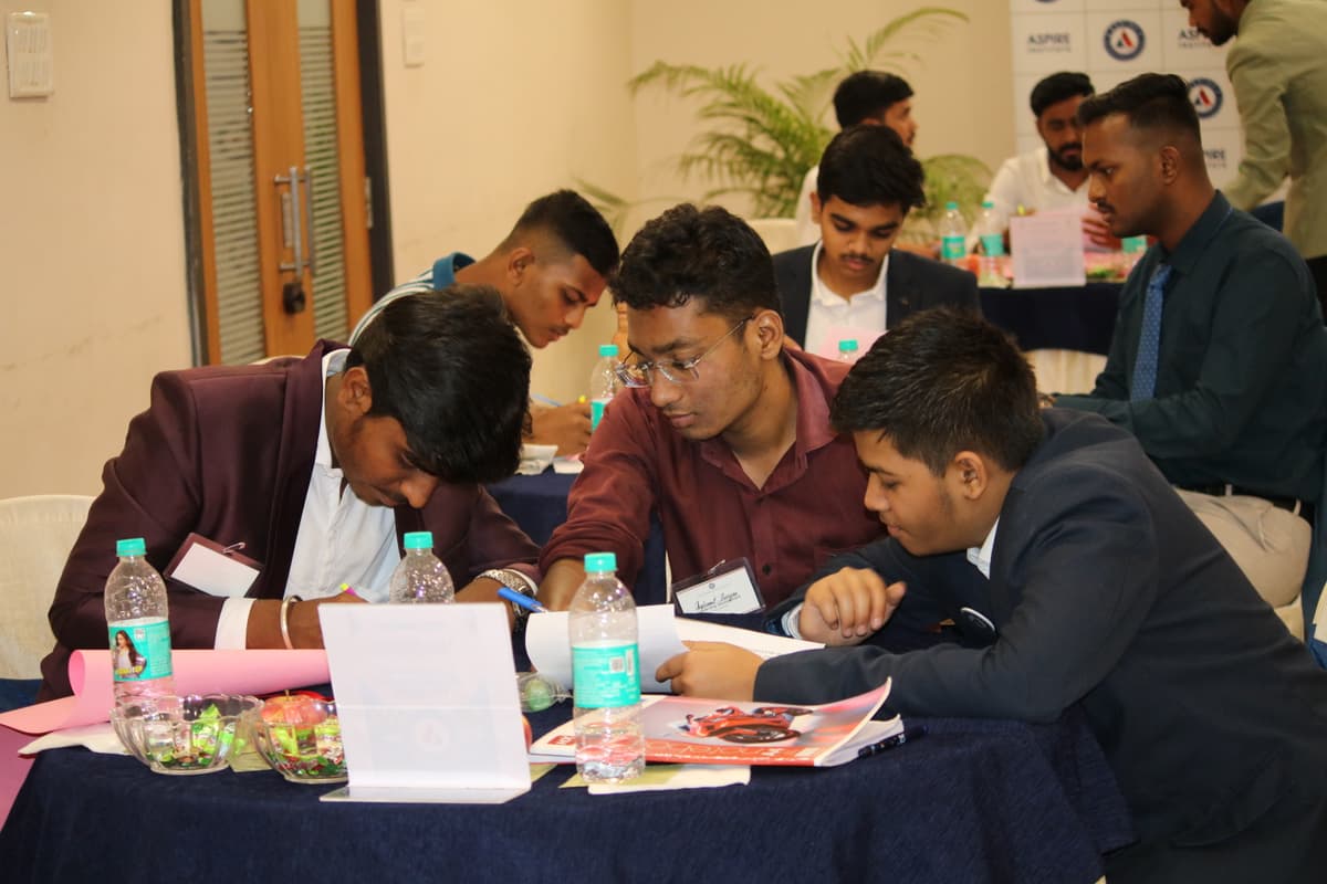 Leadership training session at Aspire Institute