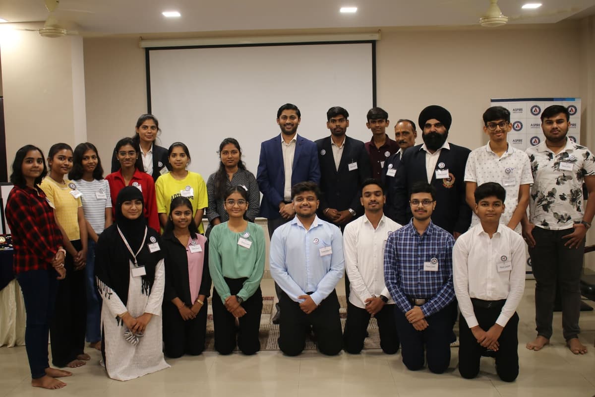 Leadership training session at Aspire Institute