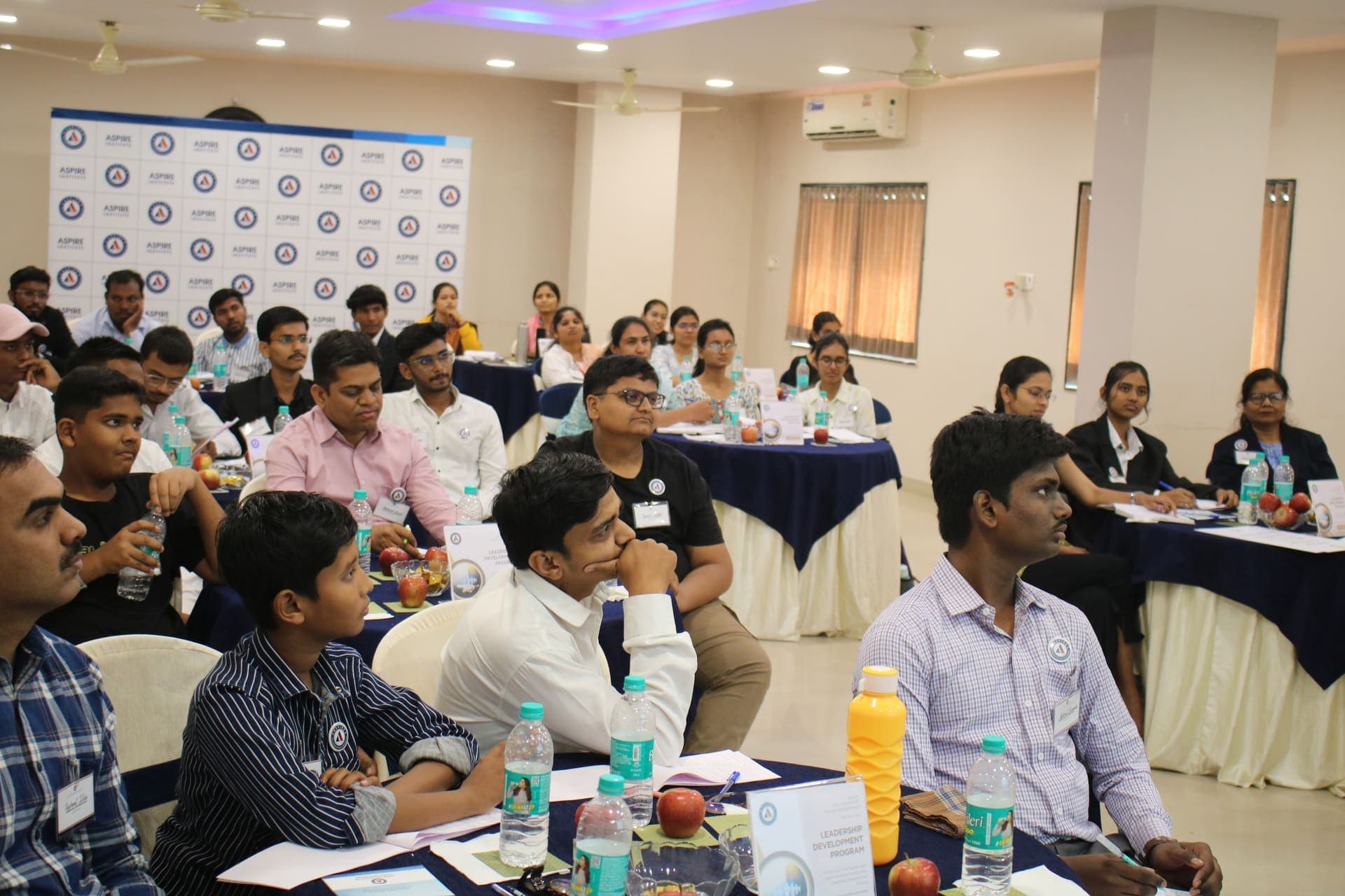 Voice & Accent workshop in progress at Aspire Institute