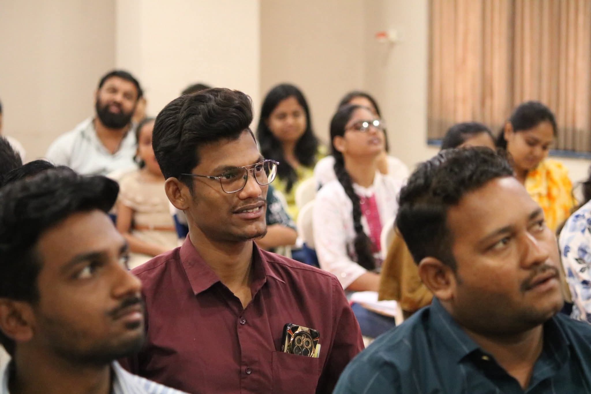 Audience engaged in an Aspire Institute workshop